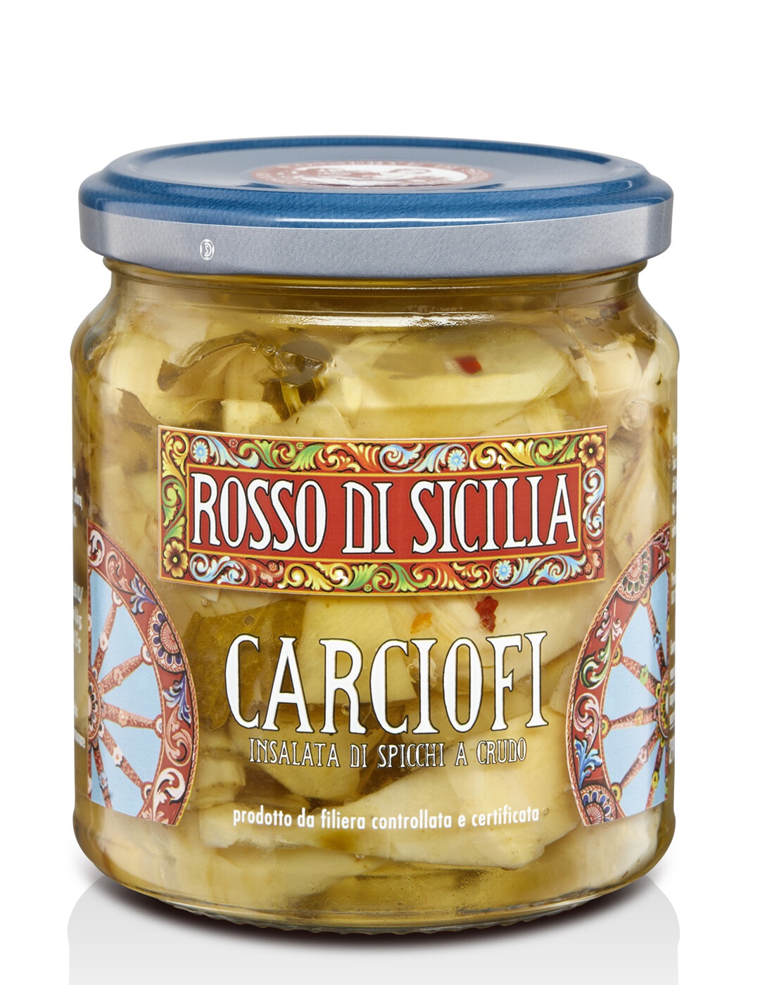 Carciofi a Spicchi – Vasetto Vetro 290 gr – Rosso di Sicilia