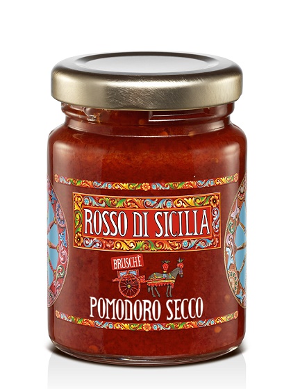 Patè Pomodoro Secco – Vasetto Vetro 90 gr – Rosso di Sicilia