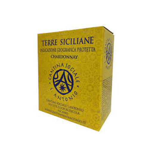 Chardonnay Bianco Sicilia – Box 5 Lt – Cantina Sant’Antonio