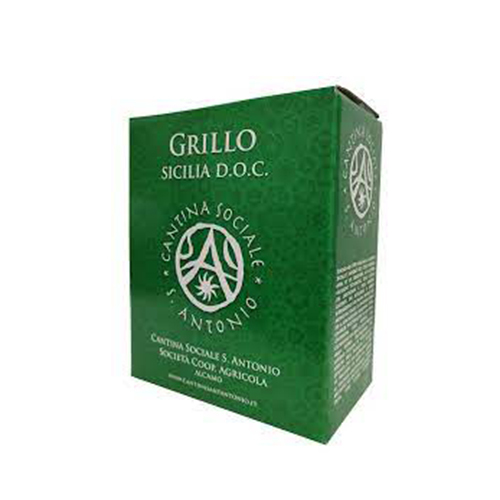 Grillo Bianco Sicilia DOC – Box 10 Lt – Cantina Sant’Antonio