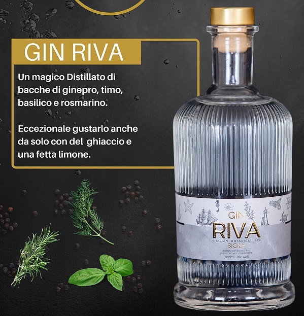 Gin Riva –   Bot. Vetro 70 cl – RA Liquorificio