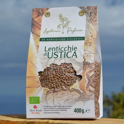 Lenticchie di Ustica BIO Slow Food – Conf. 400 gr – Pagliuzzo