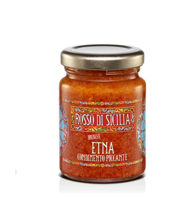 Patè Etna – Vasetto Vetro 90 gr – Rosso di Sicilia