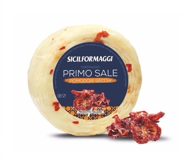 Formaggio Mini – Primo Sale con Pomodori Secchi – Conf. da 500 gr – Sicilformaggi
